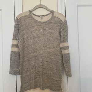 Jcrew baseball(ish) 3/4 tee